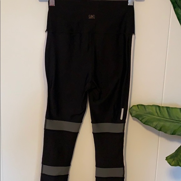 C&C California XS yoga athletic leggings striped - Picture 4 of 6